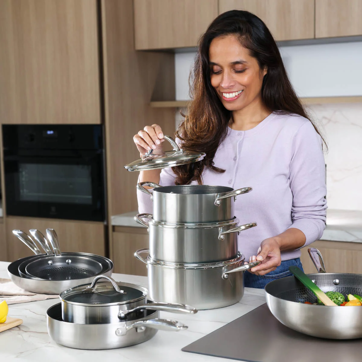 Honey Wokpan 30 cm - Image 7